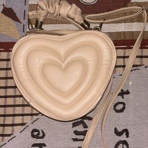 Heart shape crossbody bag